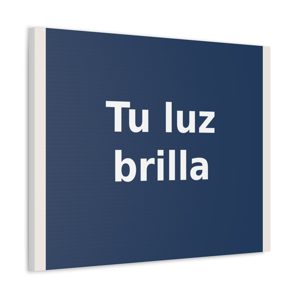 "Tu luz brilla" Black Cat Canvas | College Girl Gift | Fashion | KayKay Classics