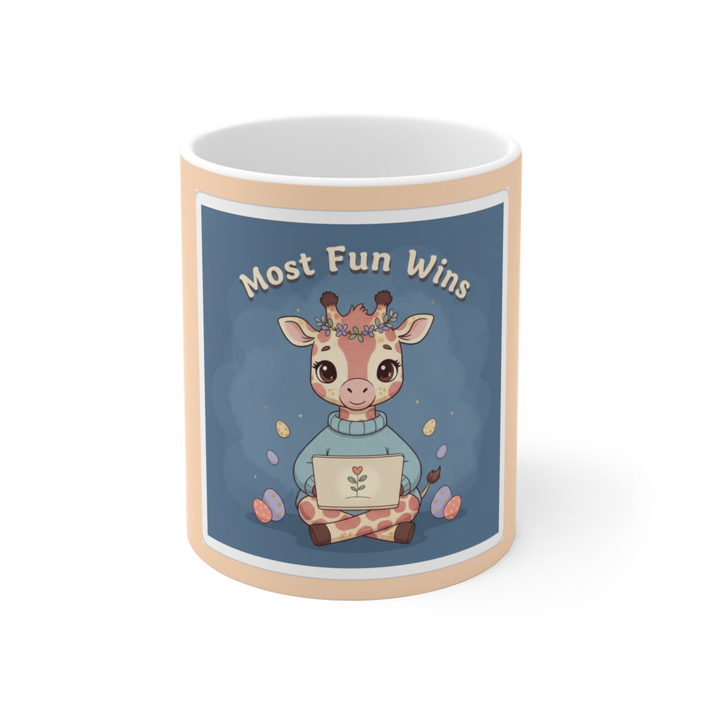 Giraffe Mug 11oz – Most Fun Wins