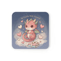 Cats With Glasses Cork Coaster – Be Gentle With Yourself