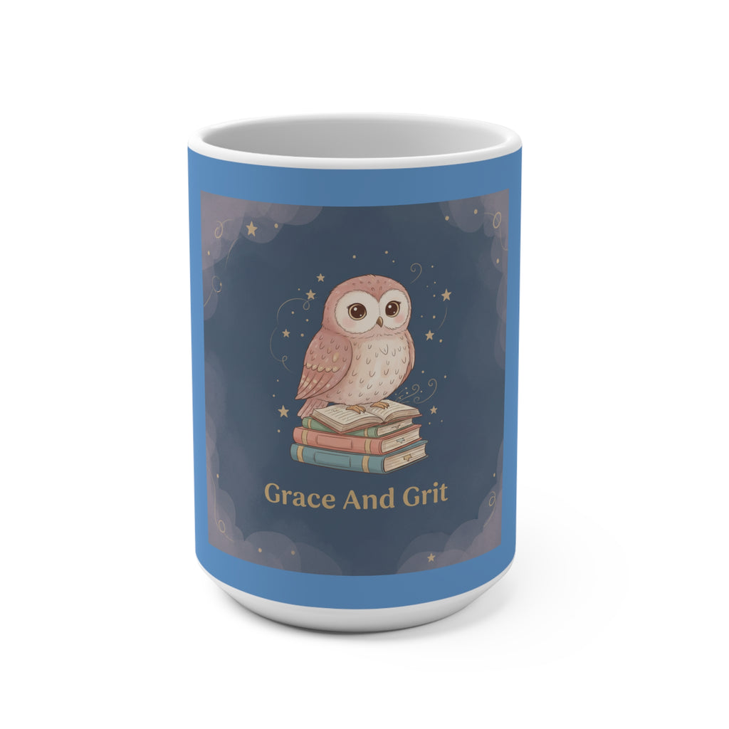 Owl Mug 15oz – Grace and Grit