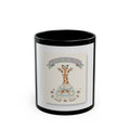 Goals On Goals Giraffe Black Mug 11oz