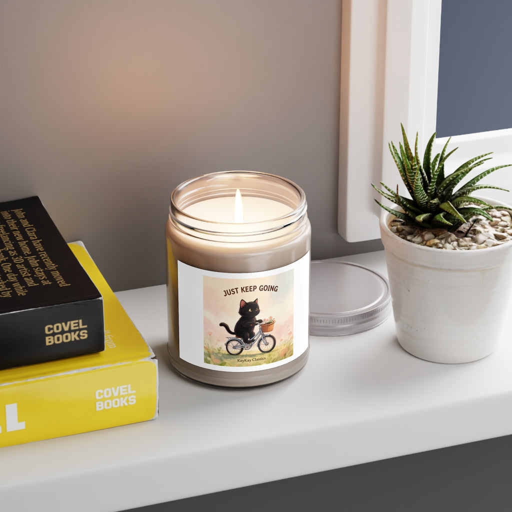 JUST KEEP GOING Cat Scented Candle