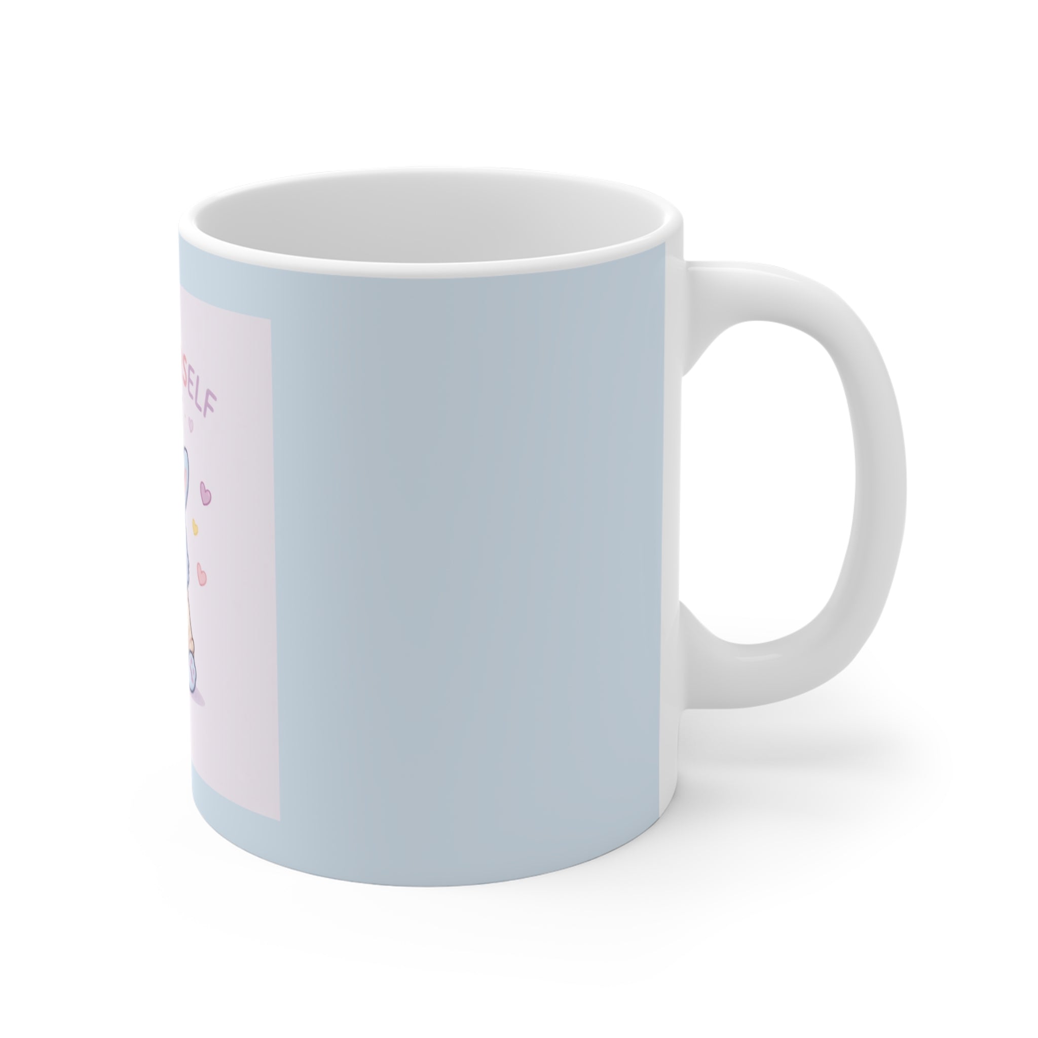 "LOVE YOURSELF FIRST" Black Cat Mug | College Girl Gift | Fashion | KayKay Classics
