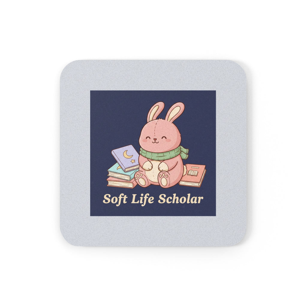 Rabbit Cork Coaster – Soft Life Scholar