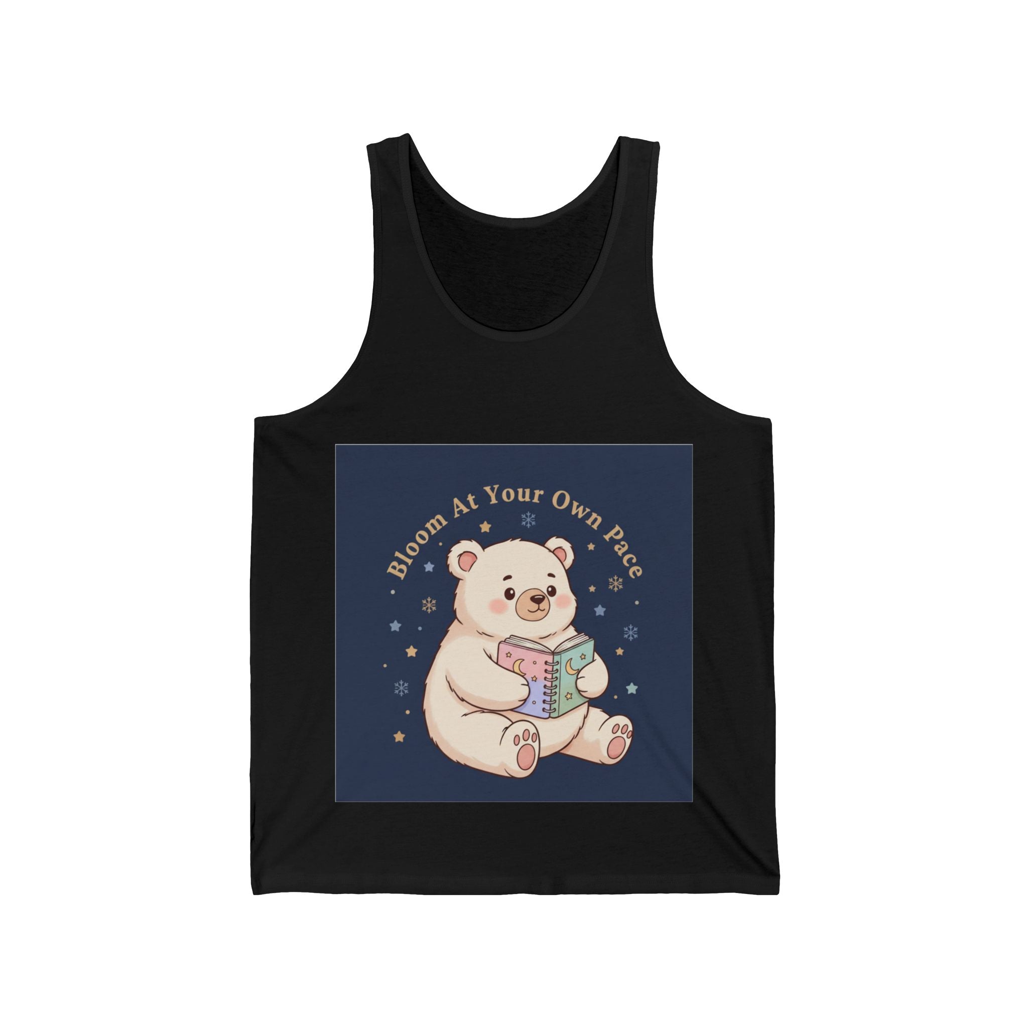 Bear Tank Top – Bloom at Your Own Pace