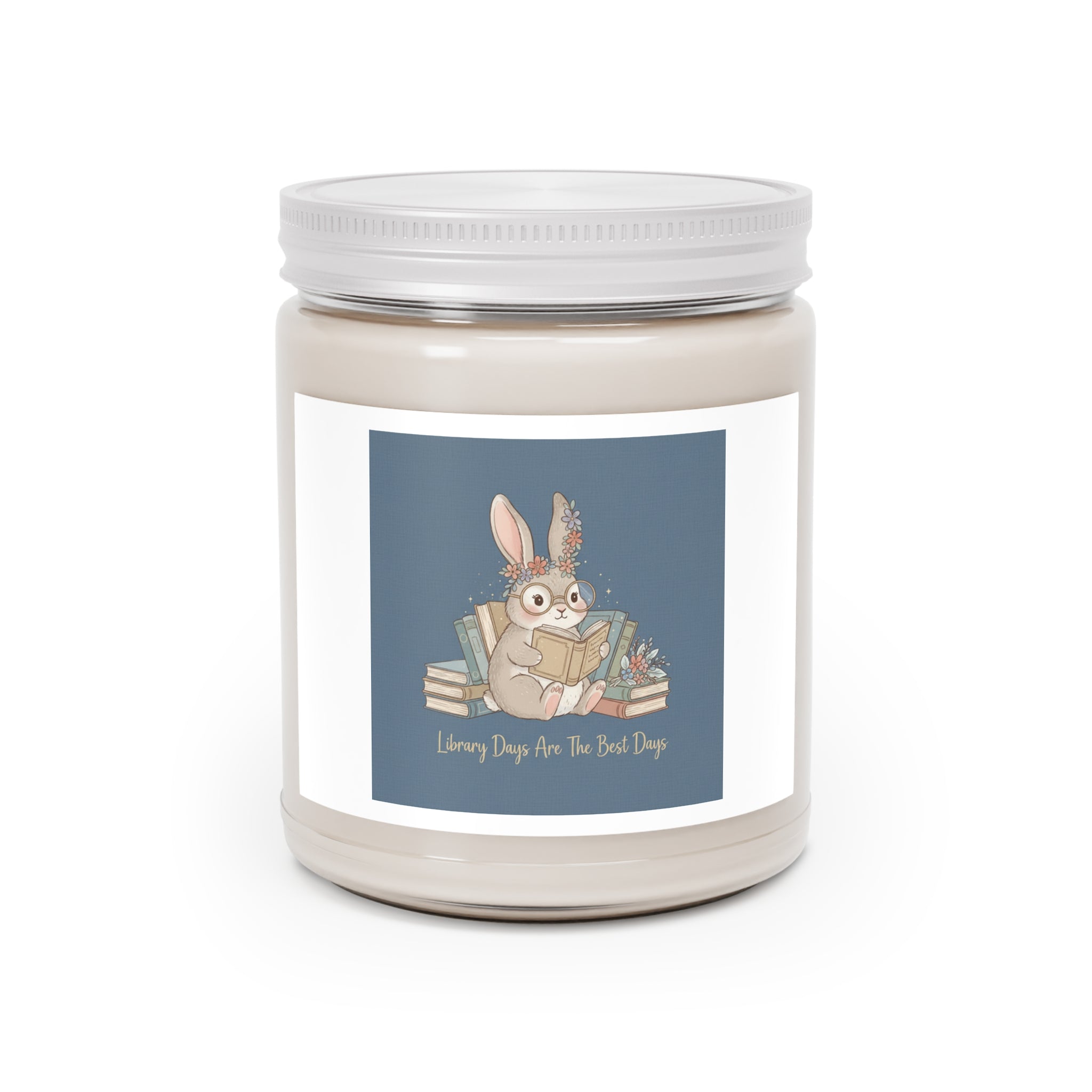 Library Days Are The Best Days Rabbit Scented Candle