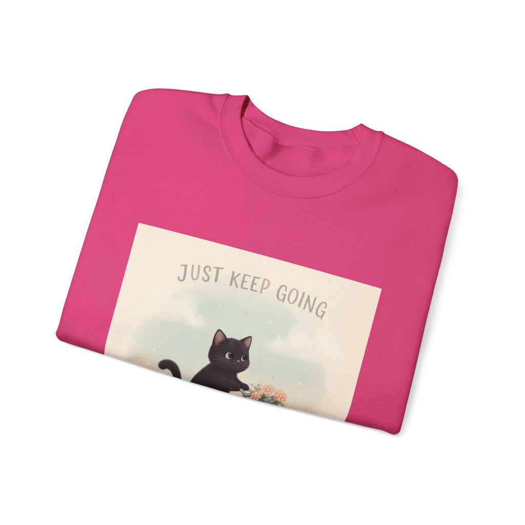 "Design" Black Cat Crewneck | College Girl Gift | Fashion | KayKay Classics