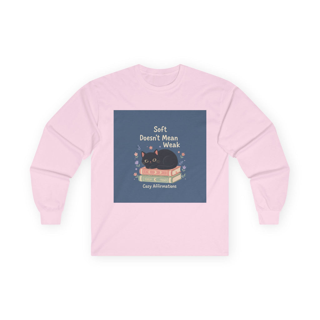 Black Cat Long Sleeve Tee – Soft Doesnt Mean Weak