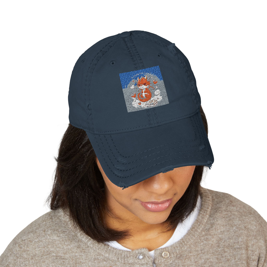 Cats With Glasses Dad Hat – Be Gentle With Yourself