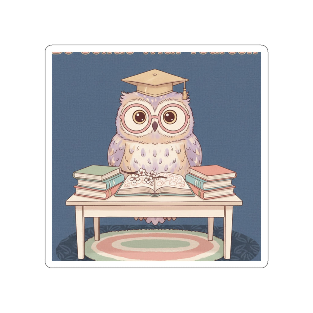 Owl Die-Cut Sticker – Be Gentle With Yourself