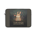 Bunny Laptop Sleeve – Gentle Strength Liberty and Justice for