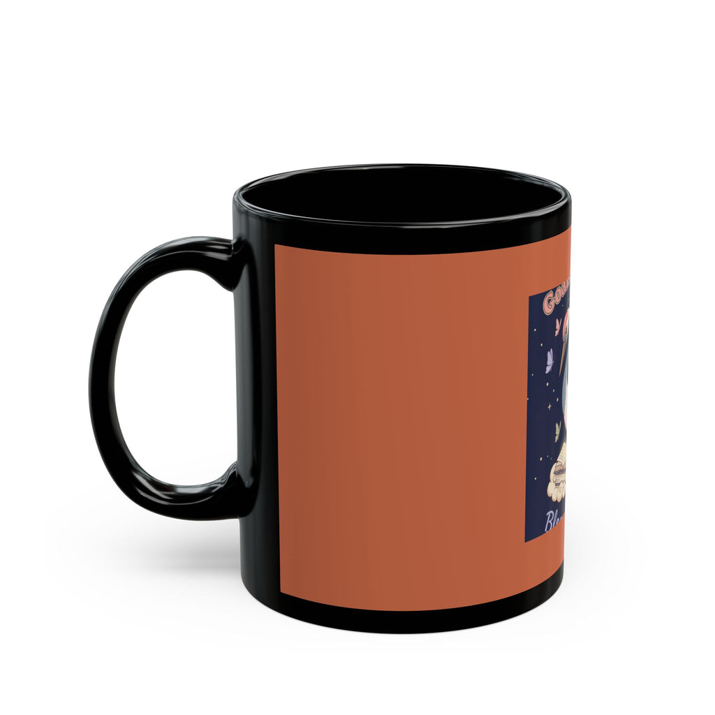 Crane Black Mug 11oz – Goals on Goals Bloom Prosper