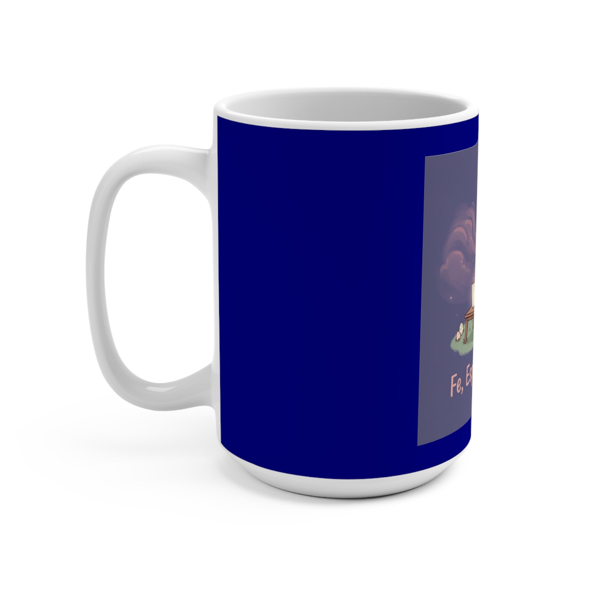 Bunny Mug 15oz – Fe, Esperenza, Amor
