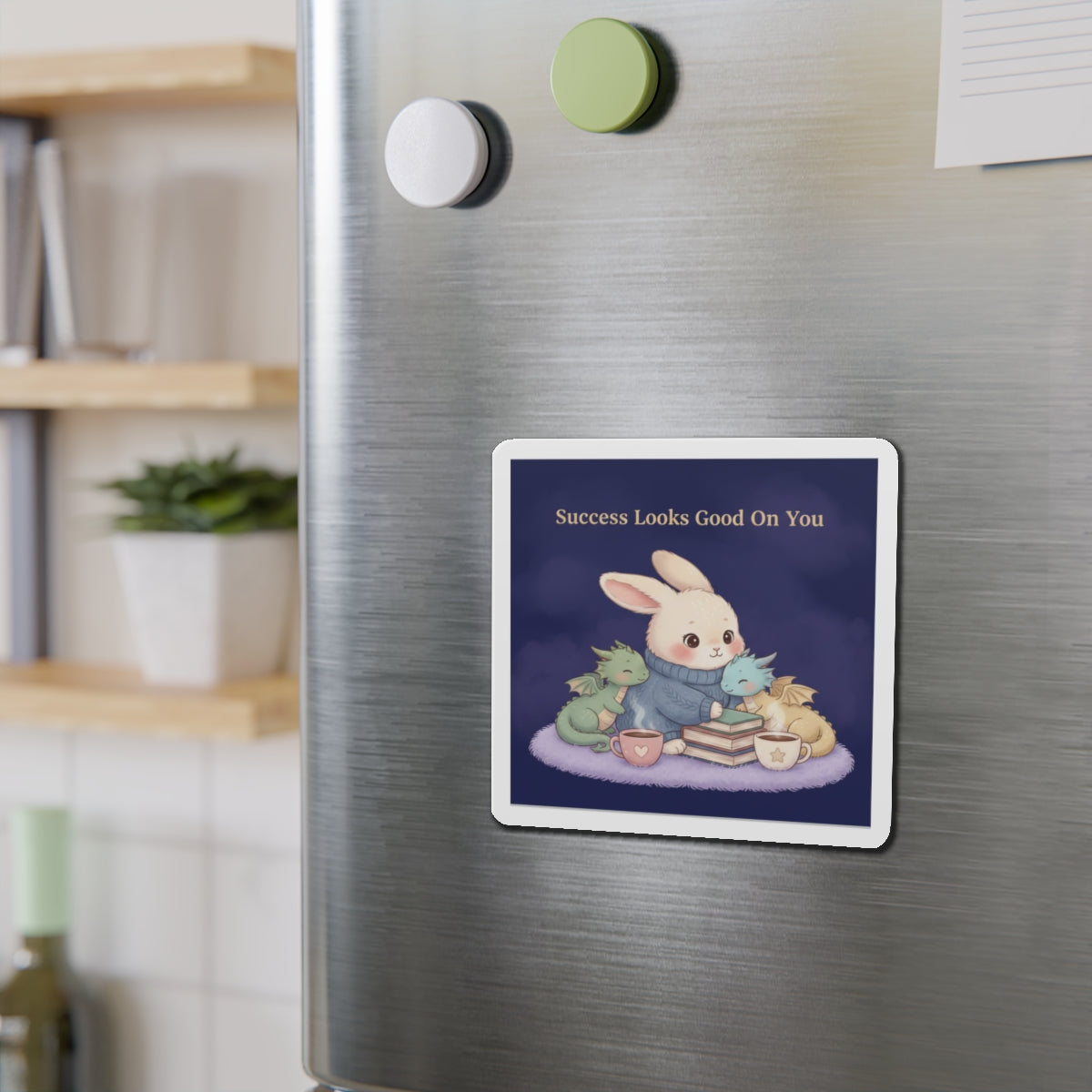 Bunny Die-Cut Magnet – Success Looks Good on You