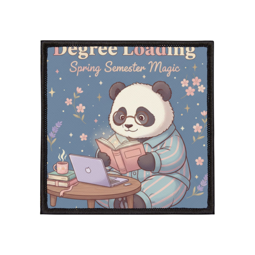 Panda Iron-On Patch – Degree Loading Spring Semester Magic