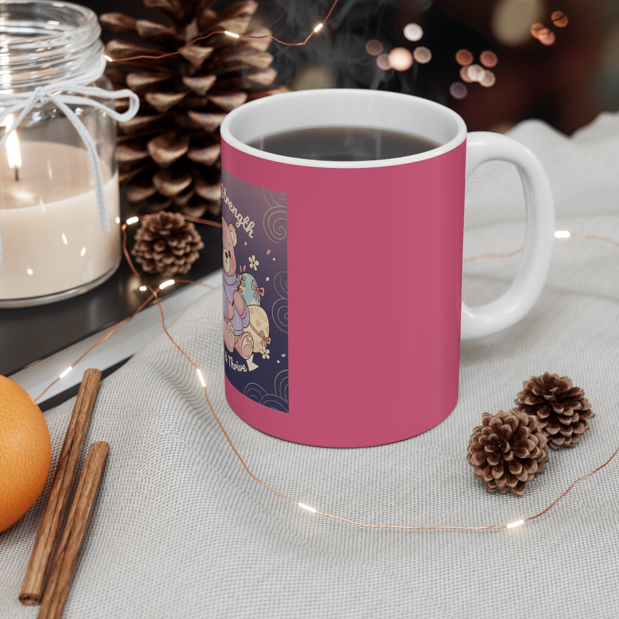 Bear Mug 11oz – Gentle Strength Bloom Thrive