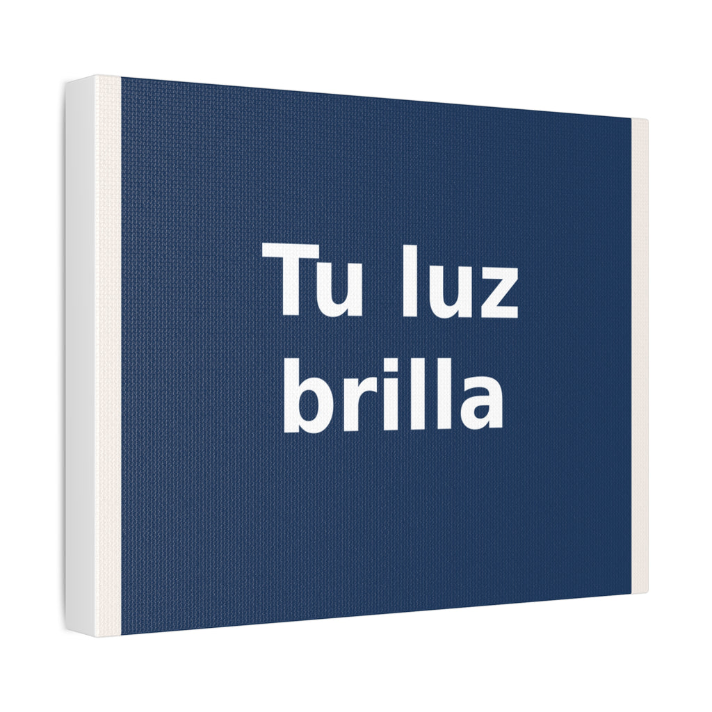 "Tu luz brilla" Black Cat Canvas | College Girl Gift | Fashion | KayKay Classics