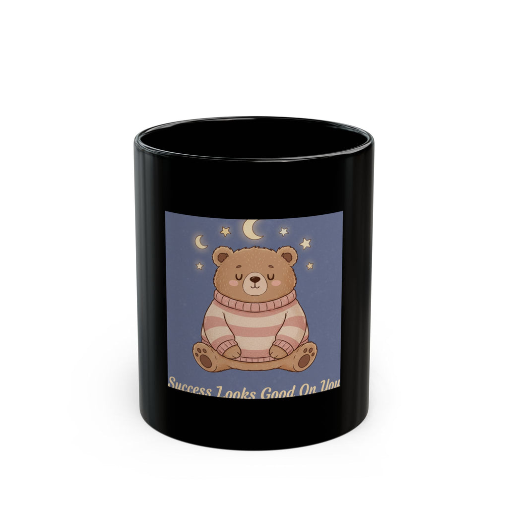 Bear Black Mug 11oz – Success Looks Good on You