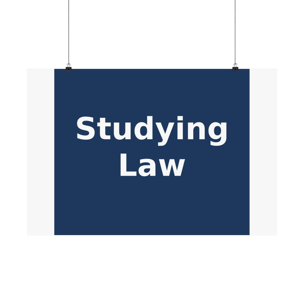 Studying Law - KayKay Poster