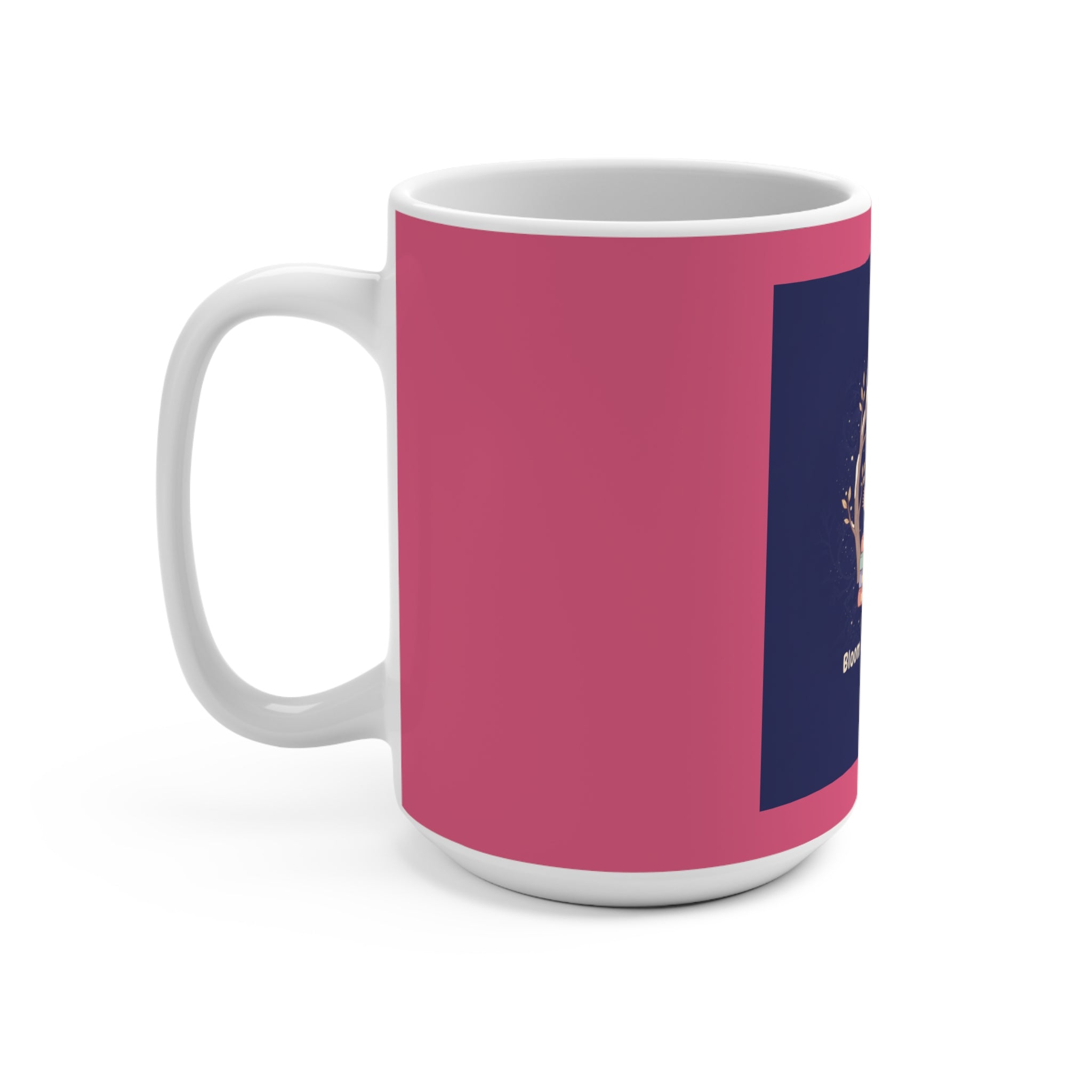 Rabbit Mug 15oz – Bloom at Your Own Pace