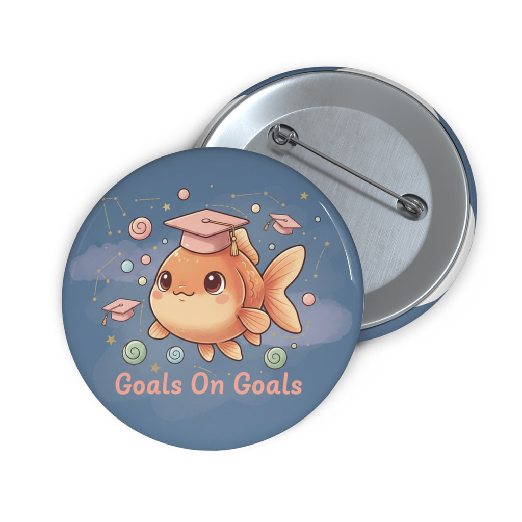 Goldfish Pin Button – Goals on Goals