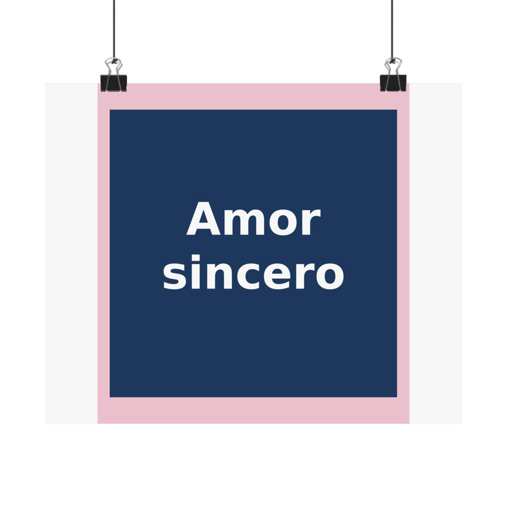 "Amor sincero" Black Cat Poster | College Girl Gift | Fashion | KayKay Classics
