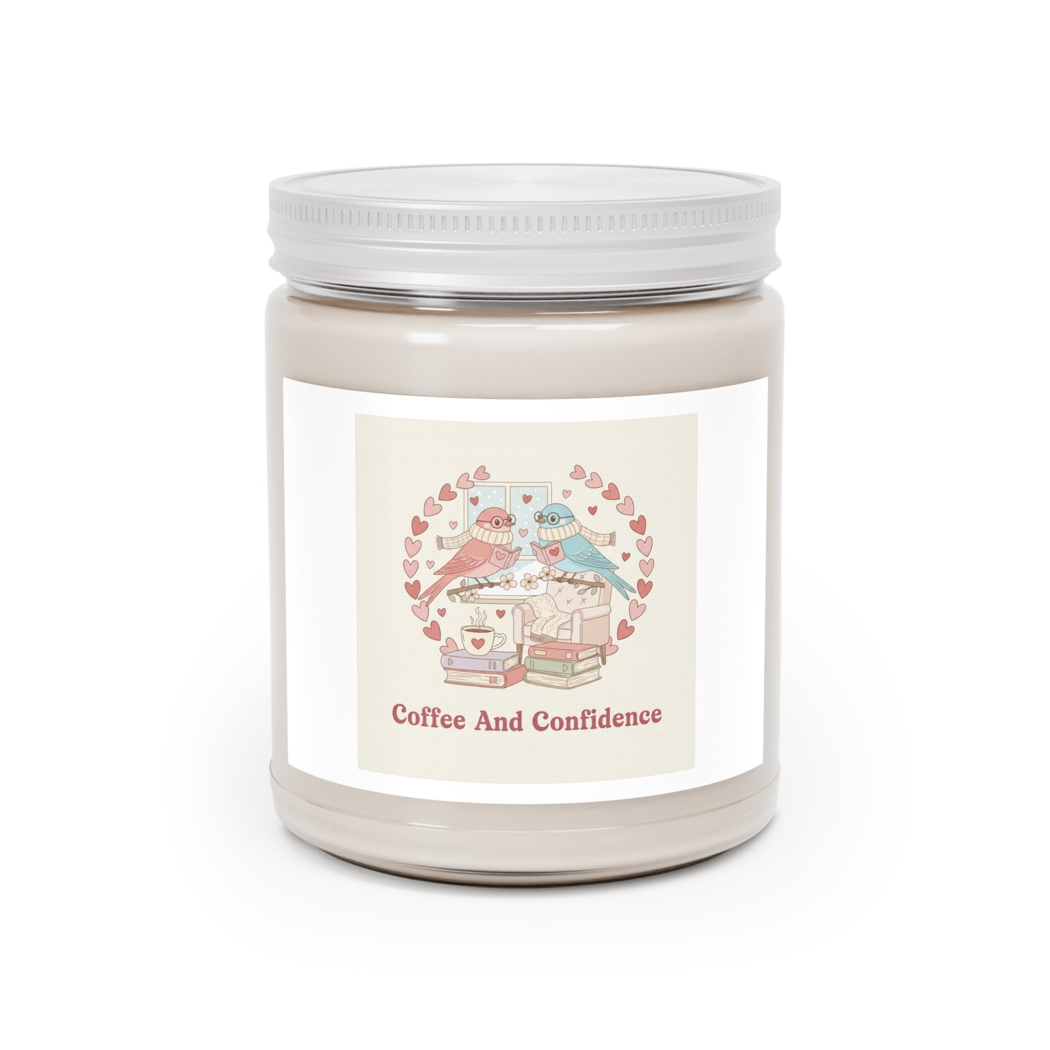 Coffee And Confidence Birds Scented Candle
