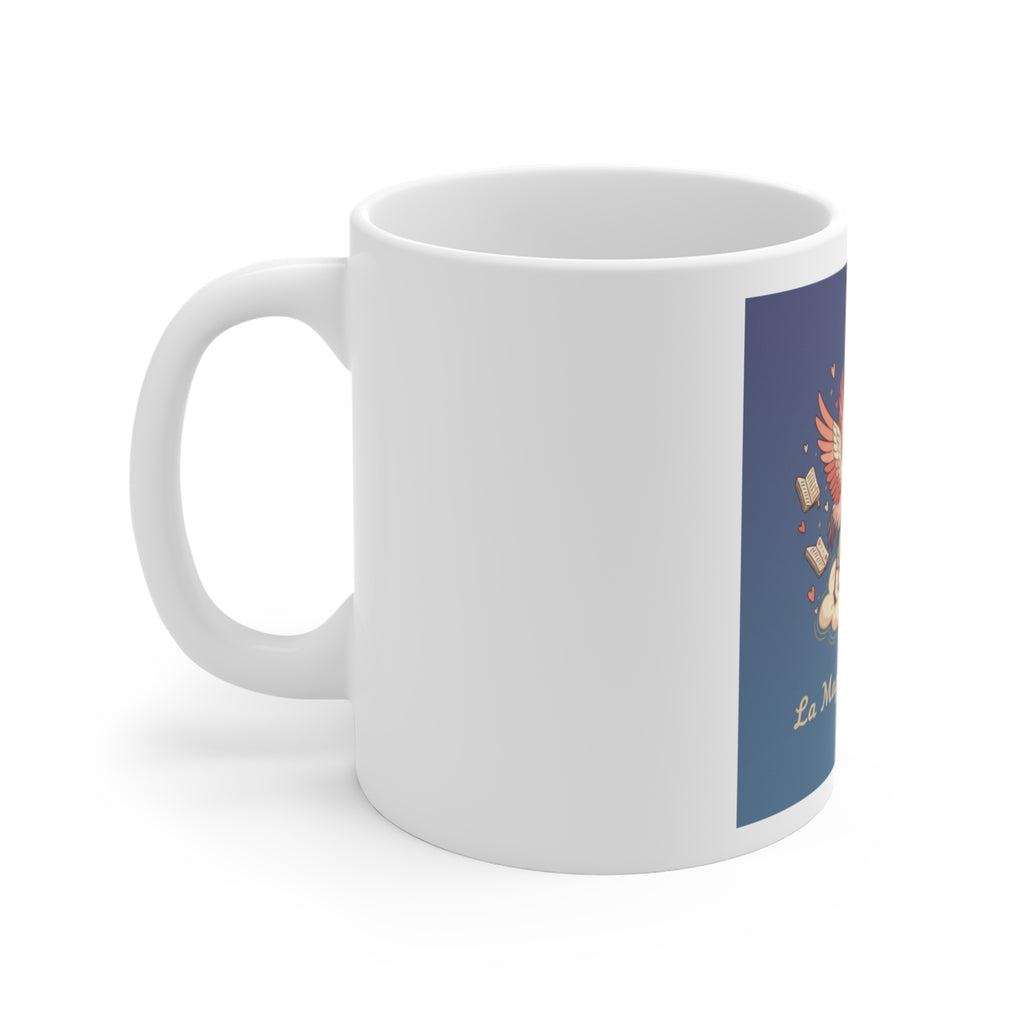 La Magia Toma Tiempo Flamingo Mug 11oz