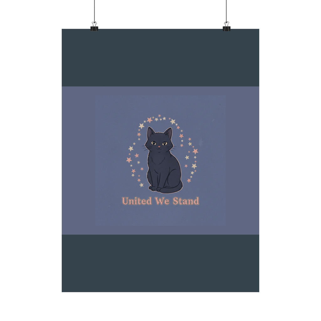 Black Cat Poster – United We Stand