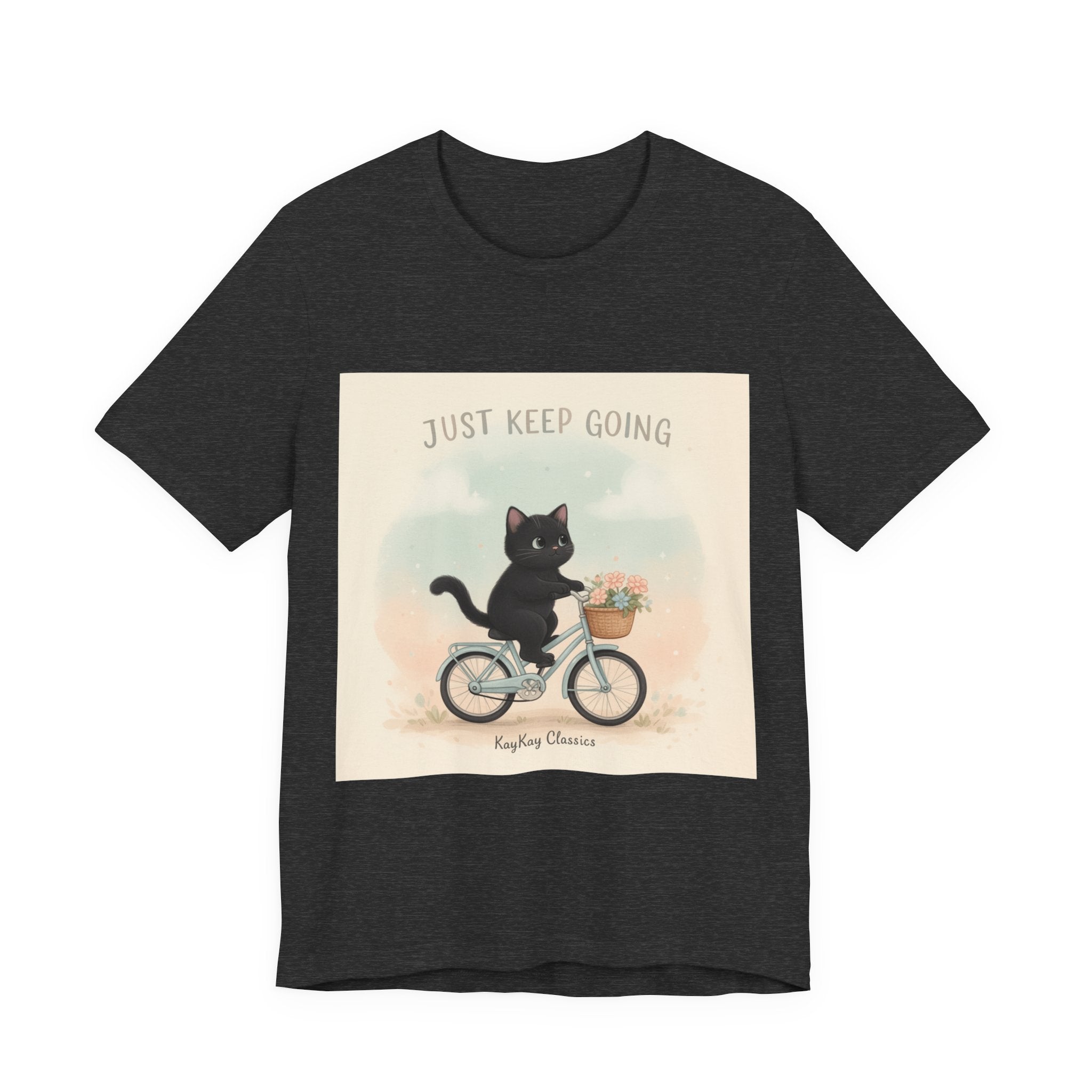 "Design" Black Cat Women Tee | College Girl Gift | Fashion | KayKay Classics