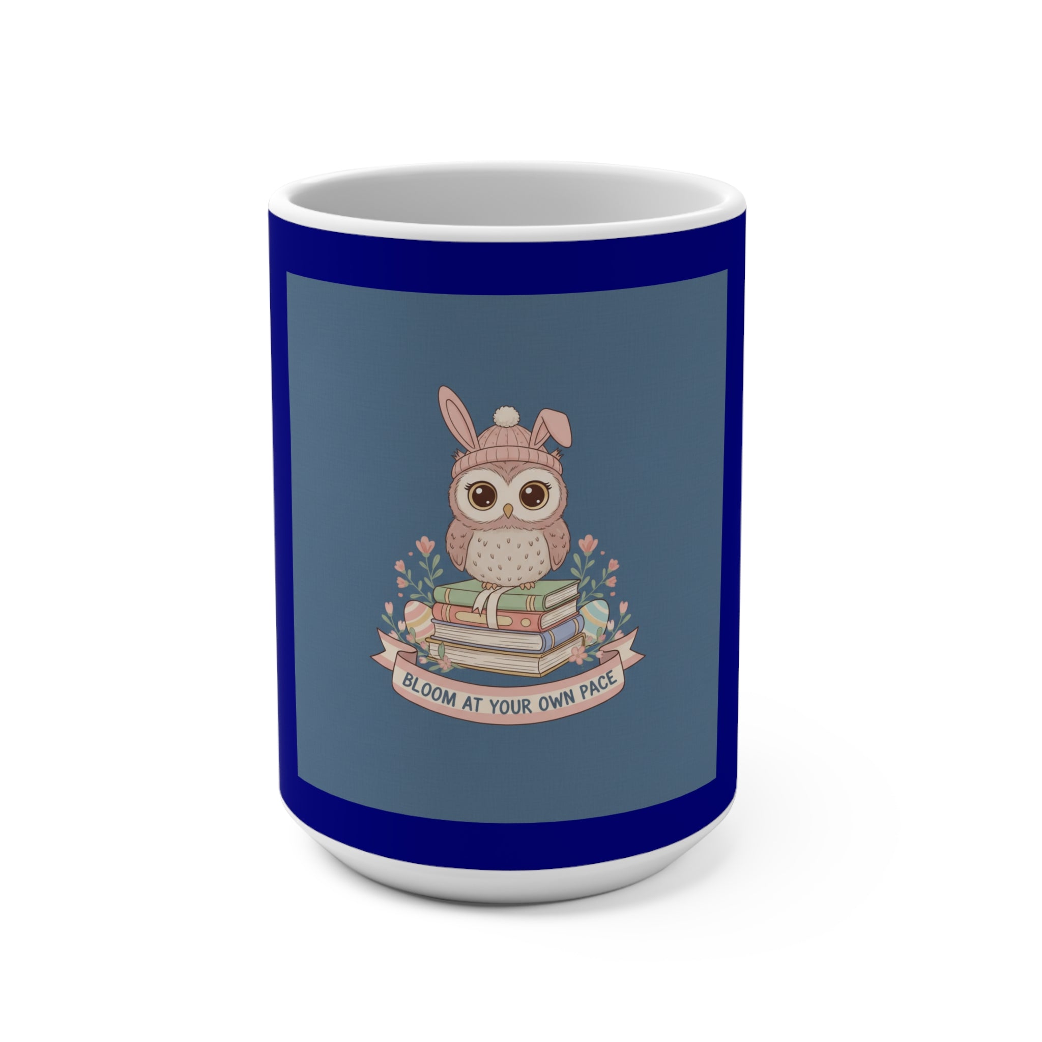 Bunny Mug 15oz – Bloom at Your Own Pace