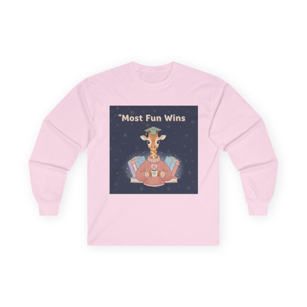 Giraffe Long Sleeve Tee – Most Fun Wins