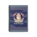 Owl Spiral Notebook – Gentle Strength
