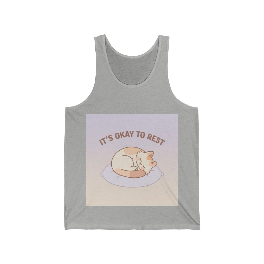 ITS OKAY TO REST Cat Tank Top