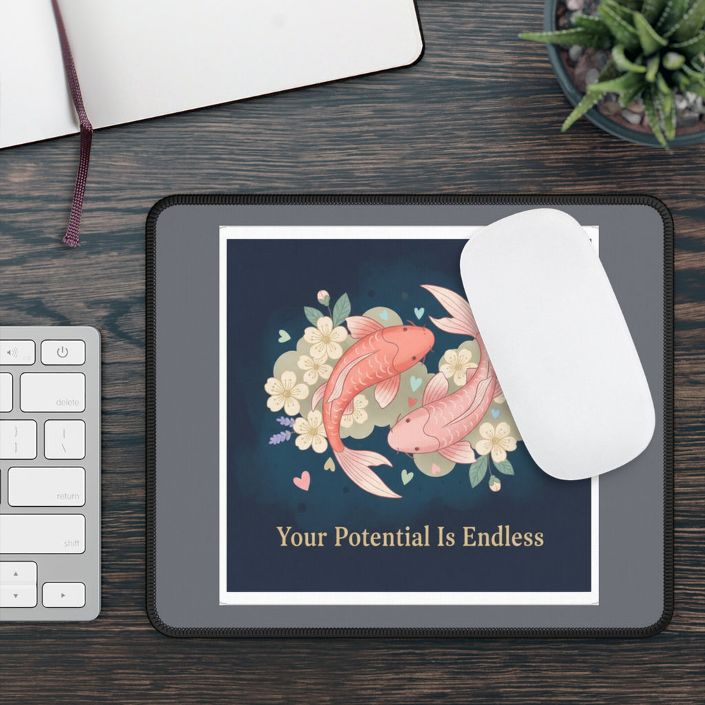 Koi Mouse Pad – Your Potential is Endless