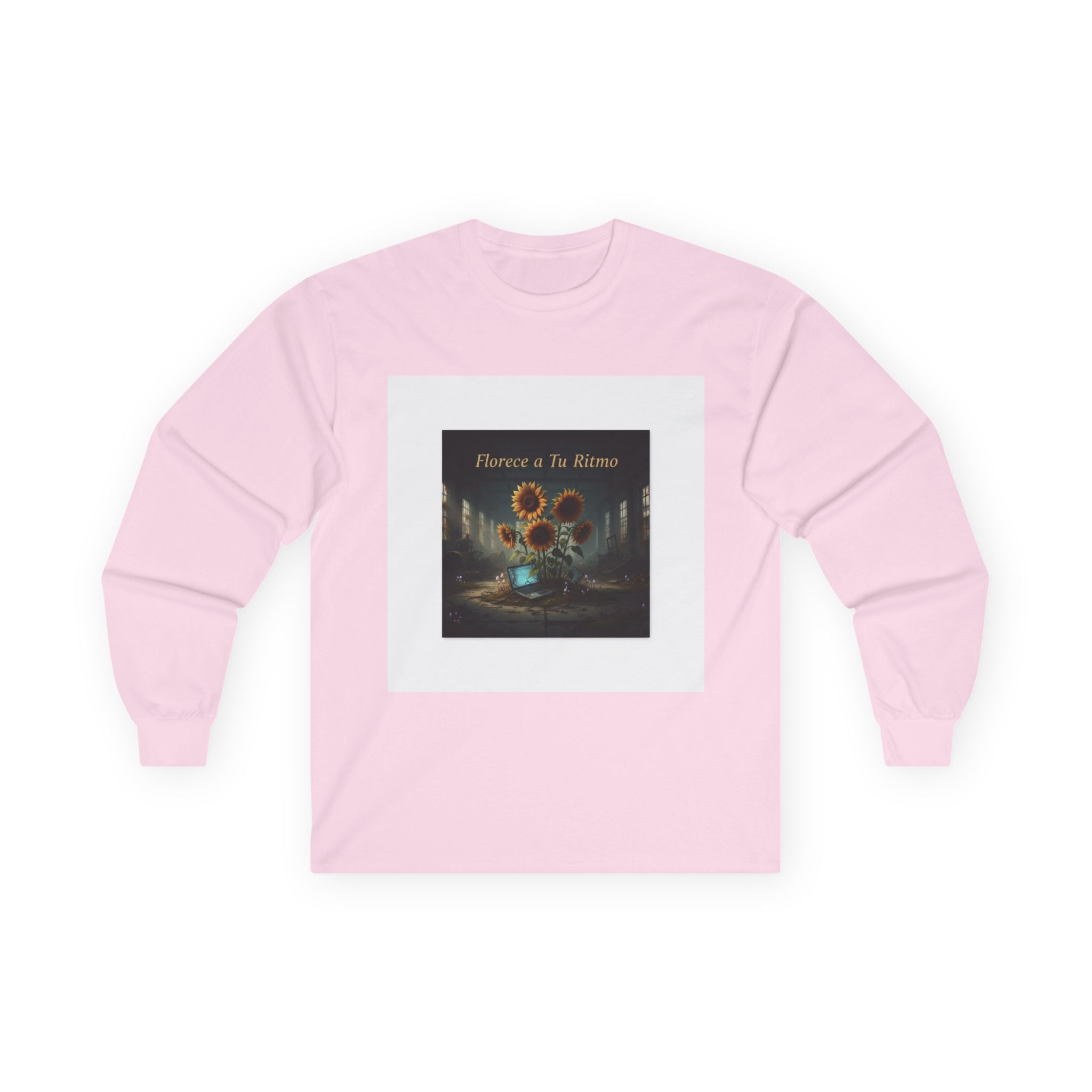 Sunflowers Laptop Long Sleeve Tee – Florece a Tu Ritmo