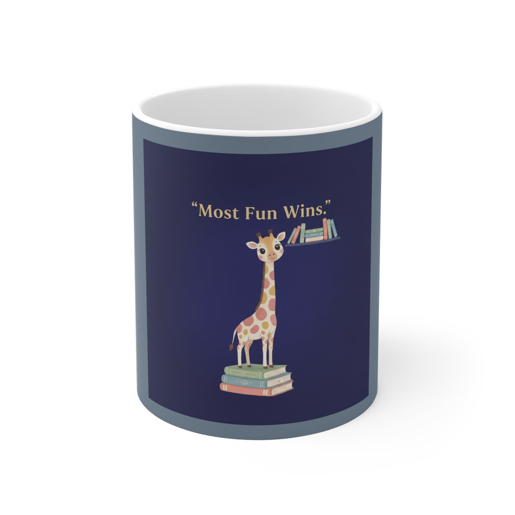 Giraffe Mug 11oz – Most Fun Wins