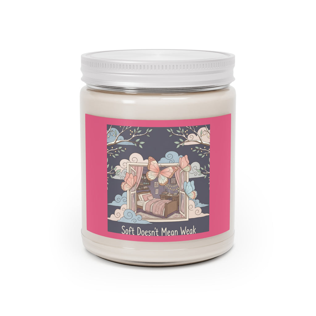 Butterflies Scented Candle – Soft Doesnt Mean Weak