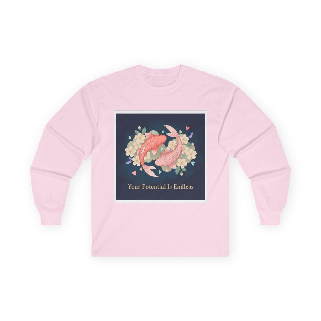 Koi Long Sleeve Tee – Your Potential is Endless