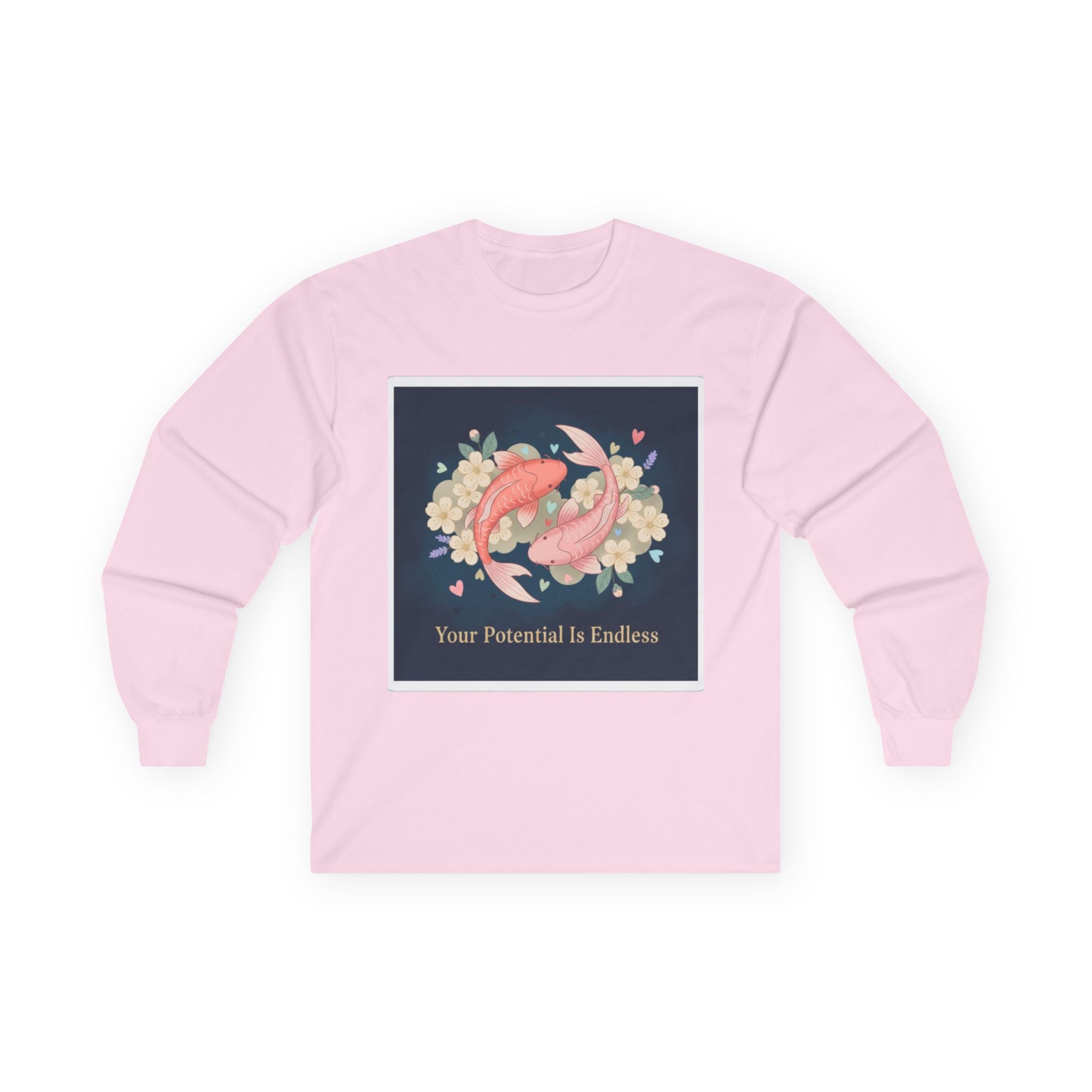 Koi Long Sleeve Tee – Your Potential is Endless