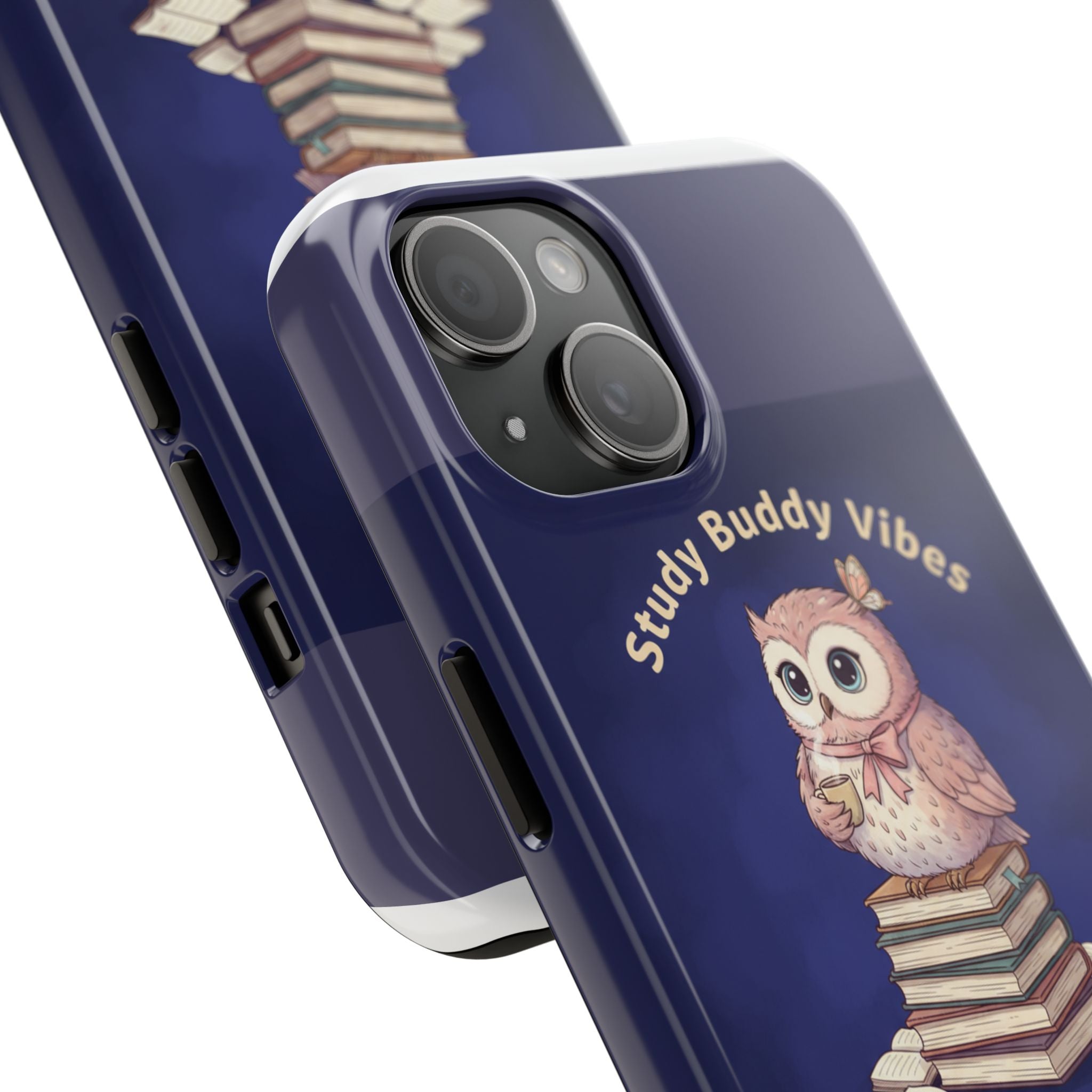 Owl Tough Phone Case – Study Buddy Vibes Success Looks Good on