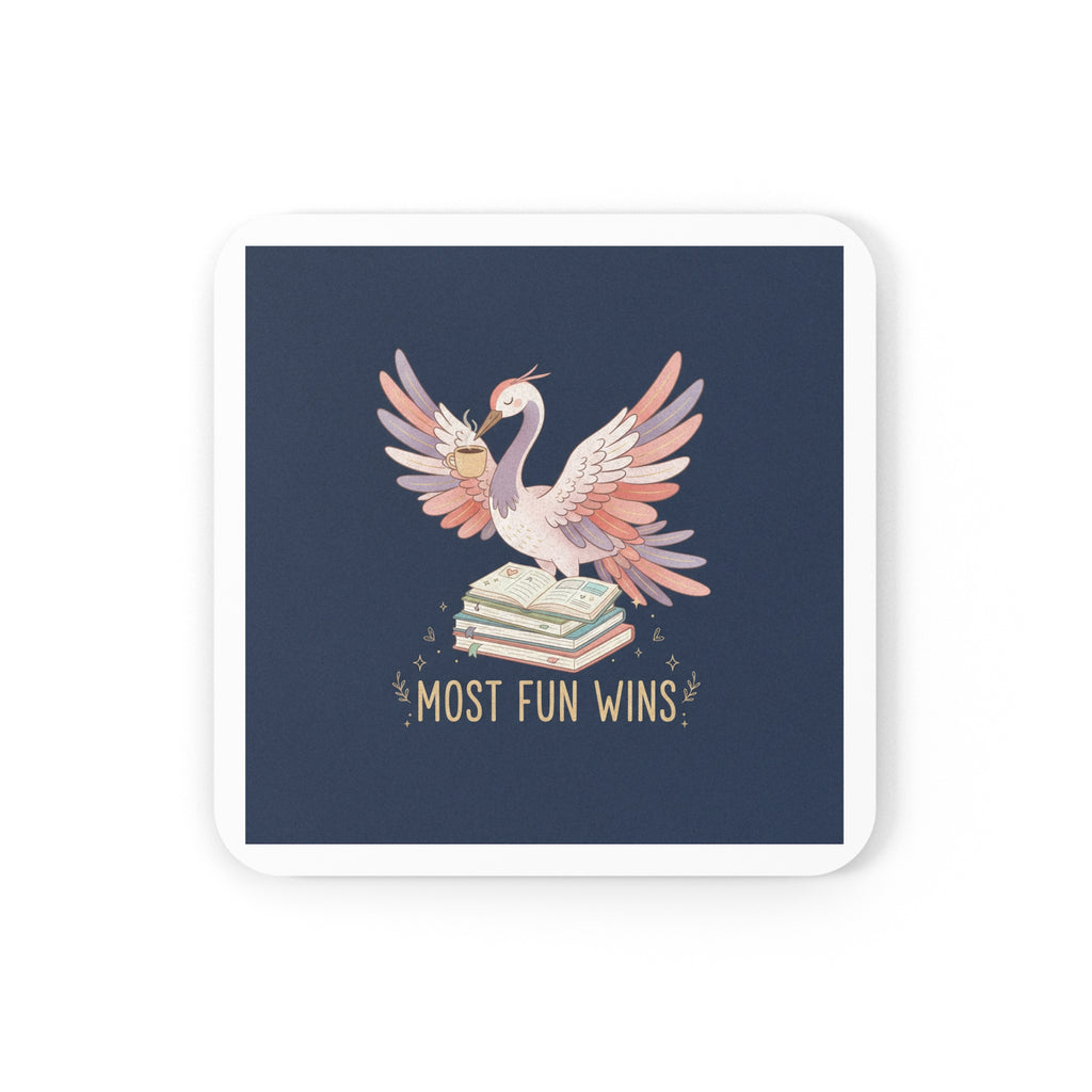 Crane Cork Coaster – Most Fun Wins