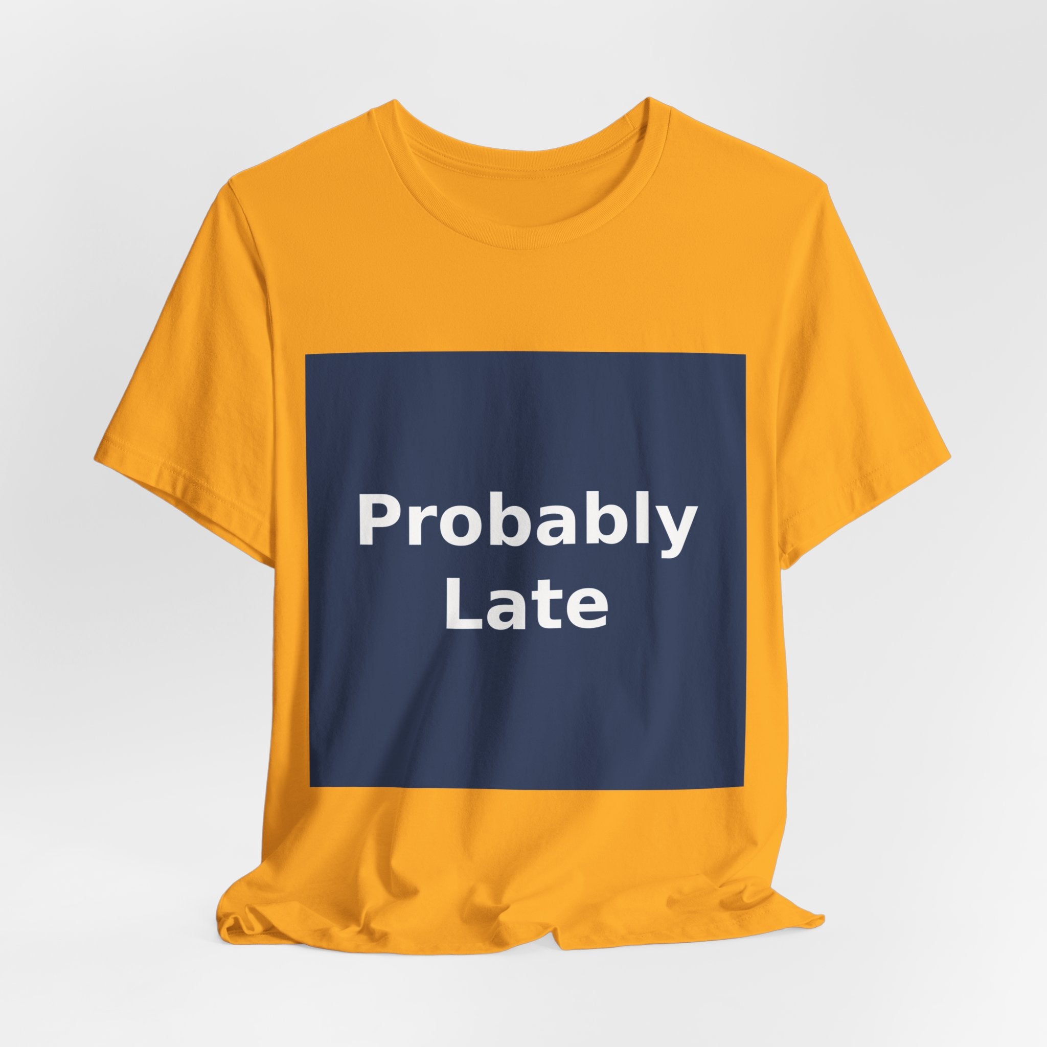 "Probably Late" Black Cat Women Tee | College Girl Gift | Fashion | KayKay Classics