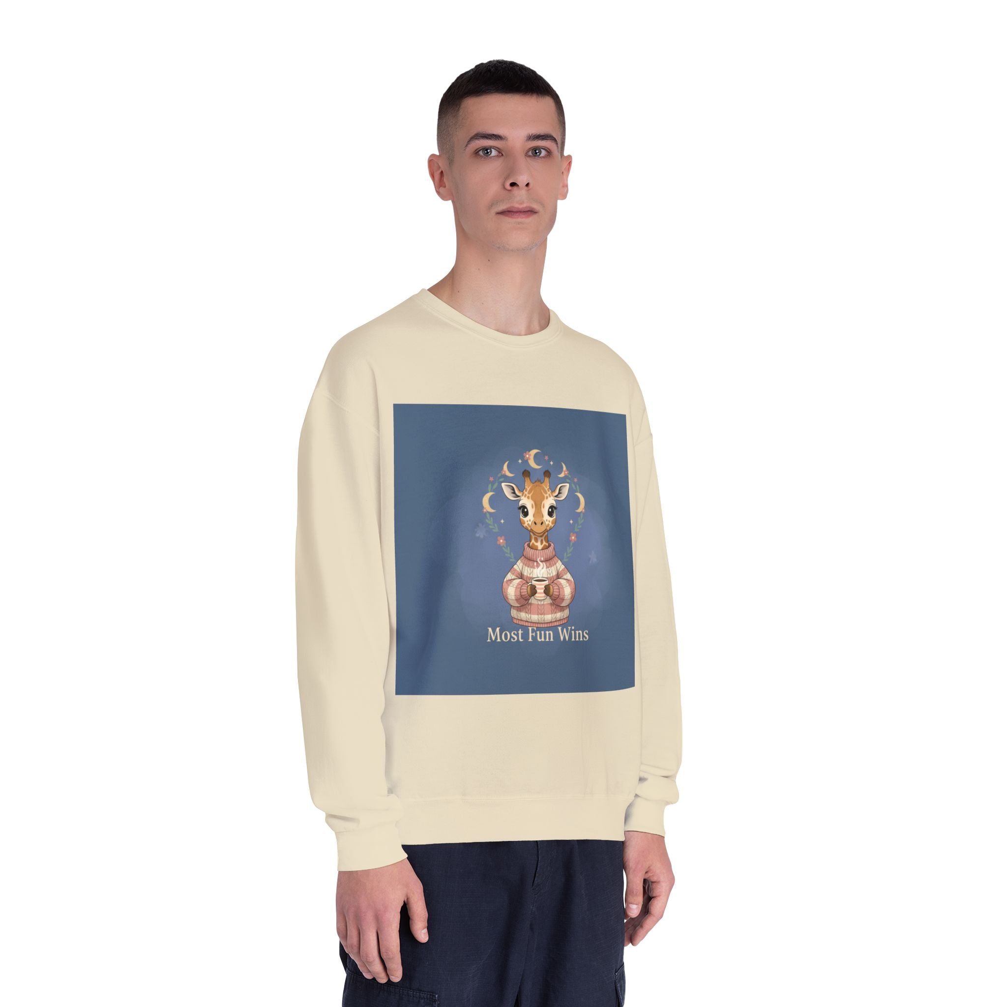 Giraffe Crewneck Sweatshirt – Most Fun Wins