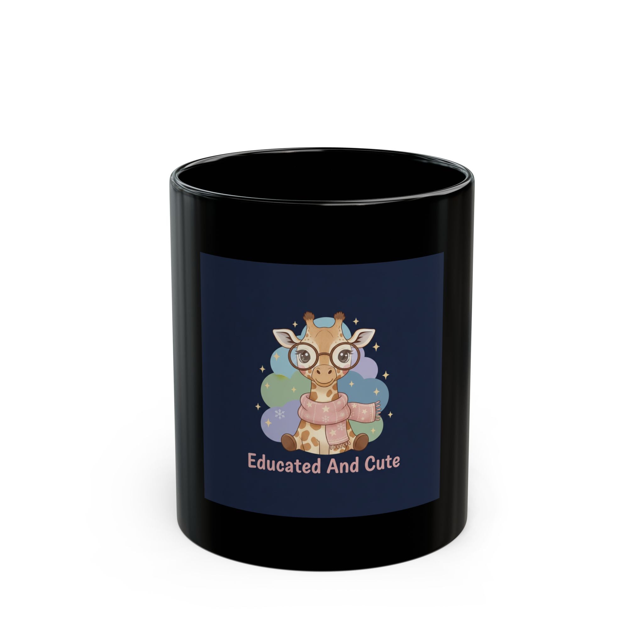 Bear Black Mug 11oz – Educated and Cute