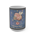 Bee Mug 15oz – Library Days Are the Best Days
