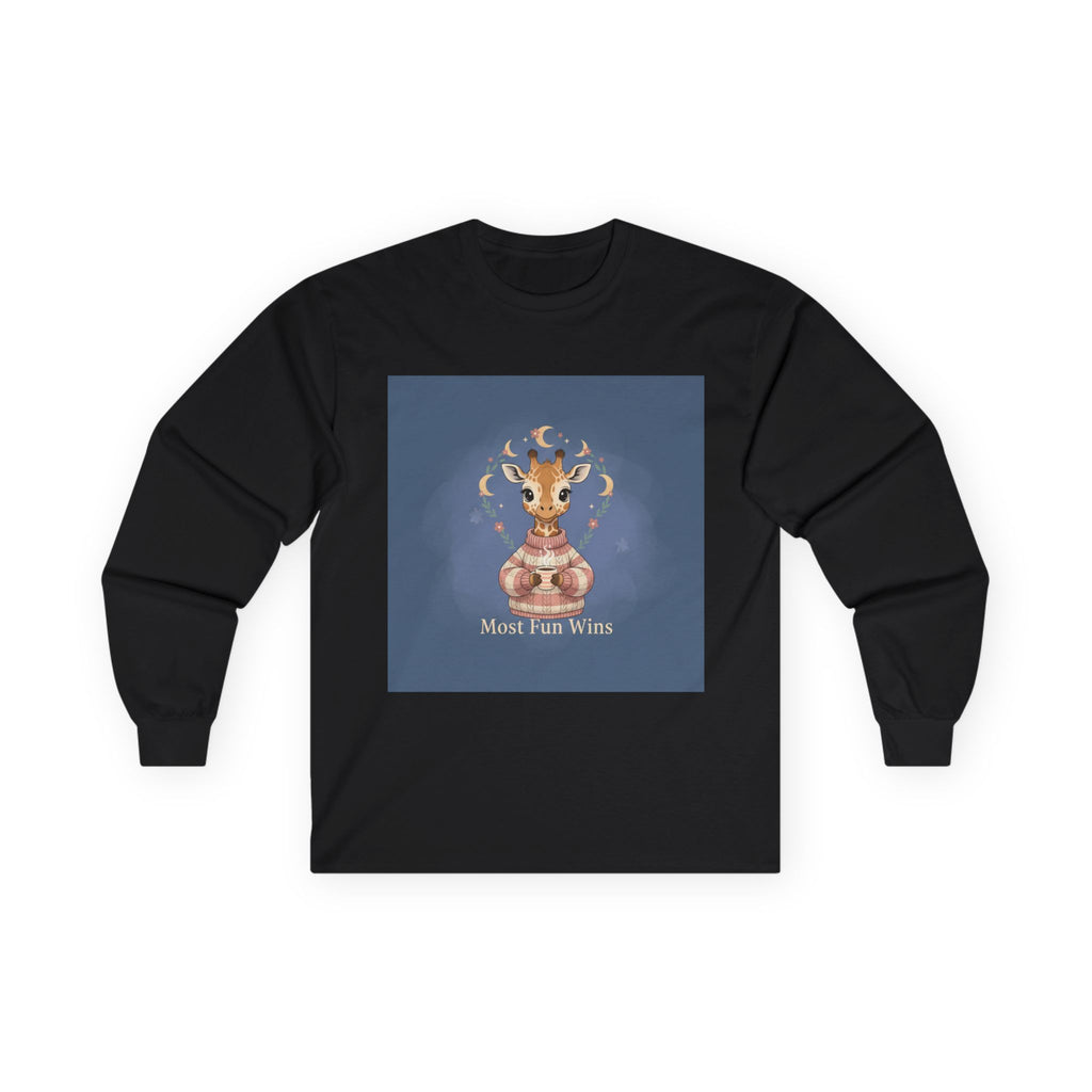 Giraffe Long Sleeve Tee – Most Fun Wins