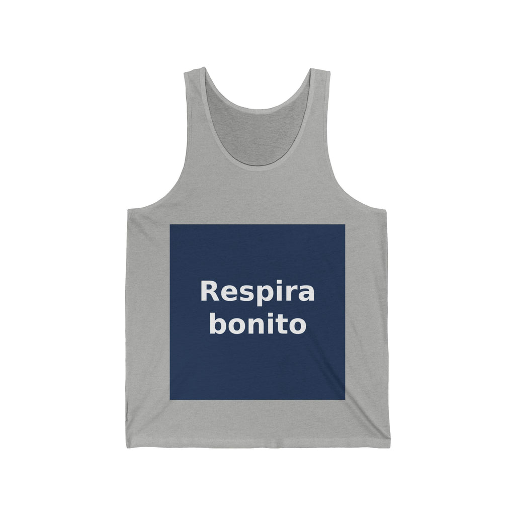 "Respira bonito" Black Cat Tank Top | College Girl Gift | Fashion | KayKay Classics