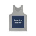 "Respira bonito" Black Cat Tank Top | College Girl Gift | Fashion | KayKay Classics