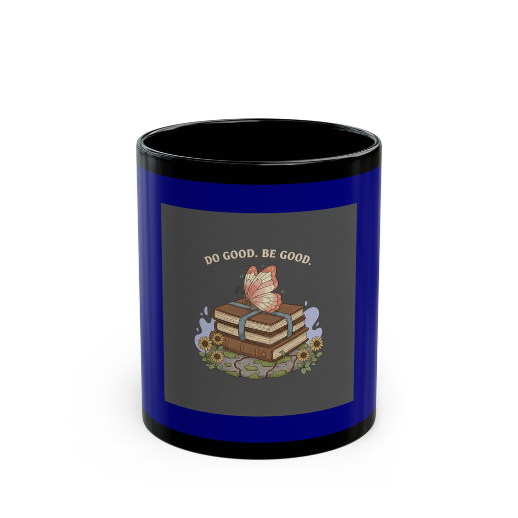 Butterfly Black Mug 11oz – Do Good. Be Good